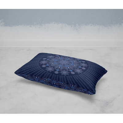 Carnation Circle  Rectangular Throw Pillow
