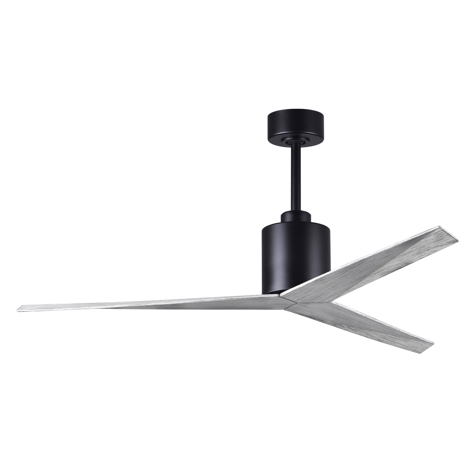 56'' 3 Blade Ceiling Fan, Barn Wood Tone, Matte Black