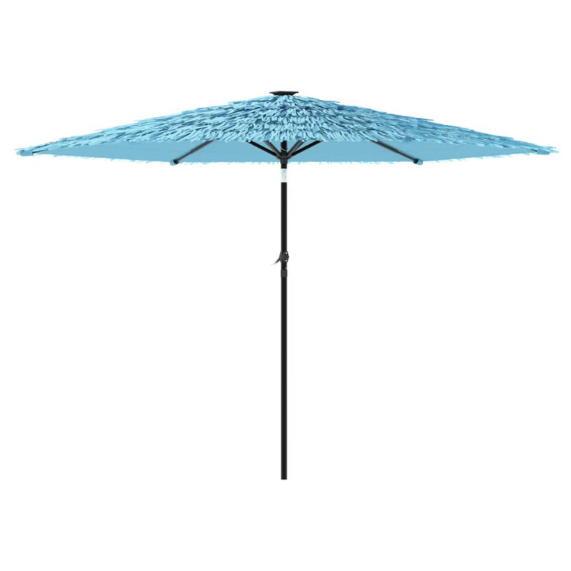 Beach Parasol, Blue / White / Grey, 225cm H x 288cm W x 288cm D