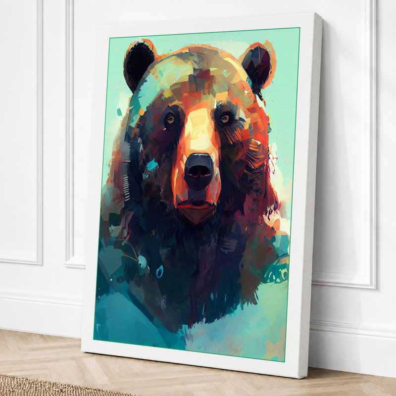 Landscape Bear Modern - Print, 24x16 - 61.0 x 40.6 cm, White Border