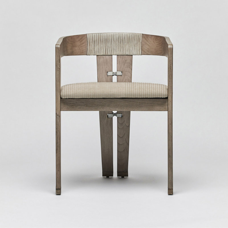 Fauteuil Maryl III, Gris délavé, Boucle de teinte
