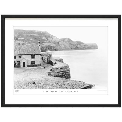 Sandsend, Kettleness Point 1925 by Francis Frith - Single Picture Frame Print
