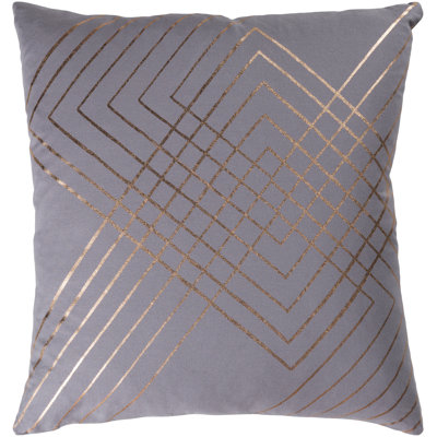 Crescent Geometric Cotton Lumbar Pillow Cover