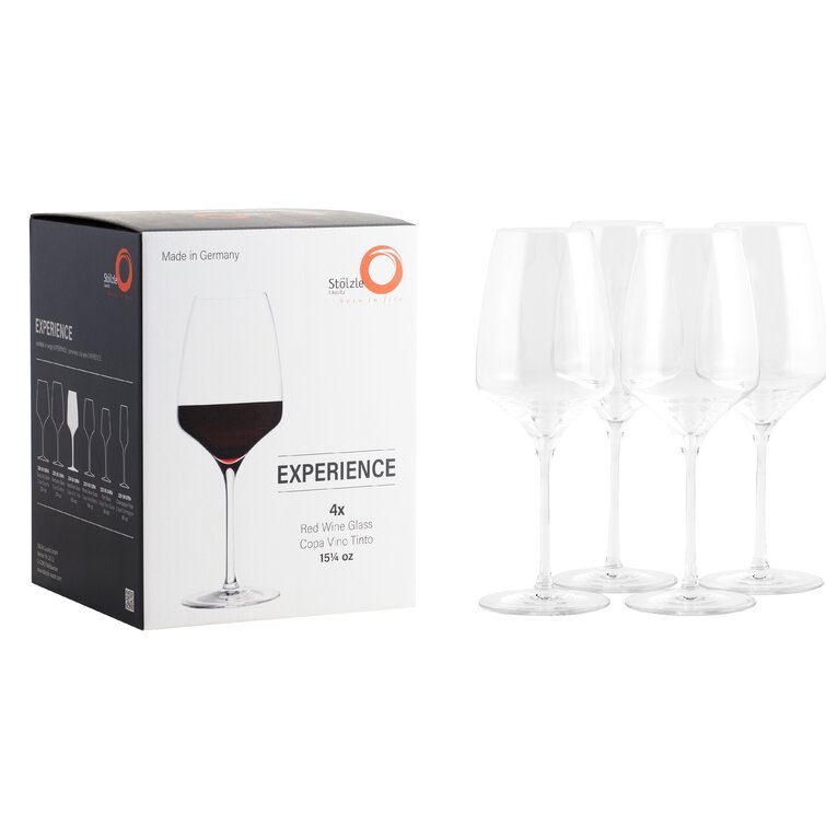 15.25oz Experience Red Wine Glasses (Set of 4), Stolzle