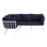 Modway Riverside 4 Piece Outdoor Patio Aluminum Sectional