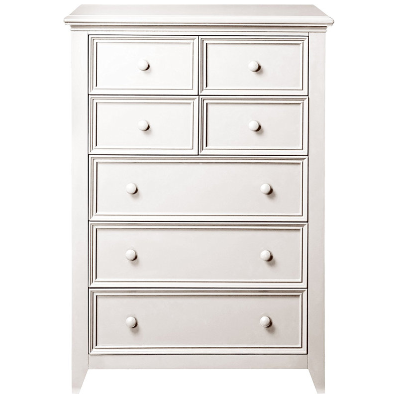 Matthes Kids 5-drawer Chest, Bright White