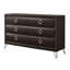 Commode à finition merlot foncé