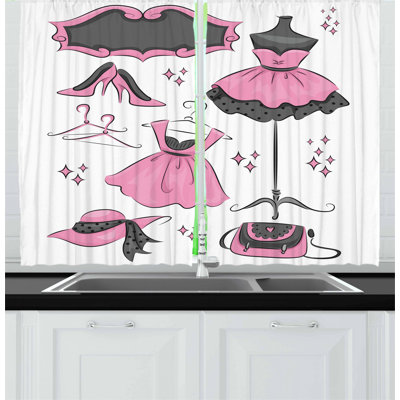 Pointed Kitchen Curtain