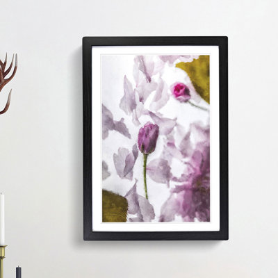 Fallen Pink Petals - Picture Frame Painting Print