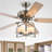 Tyreke 52'' Ceiling Fan with Light Kit
