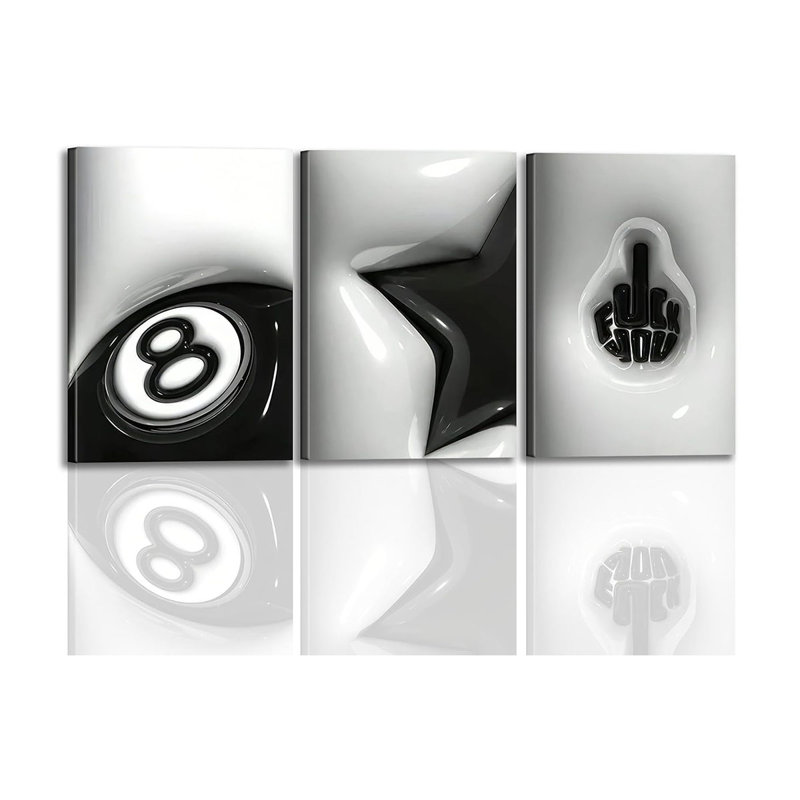 3 Piece Wrapped Canvas Print
