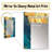 Golden Sunshine In Deep Blue Ocean Abstract I - Abstract Painting Unique Wall Mirror, Gold Mirror, Printed Metal Art-950939216