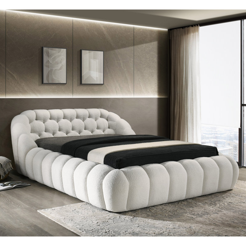 Gahanna Platform Bed, Queen, White