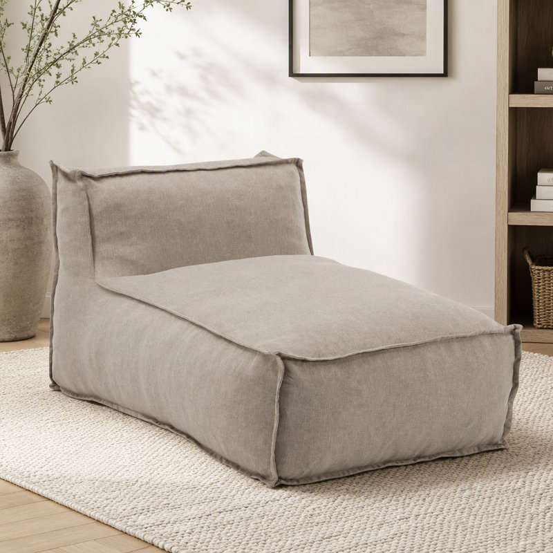 Fauteuil à billes d'extérieur avec tissu résistant aux intempéries