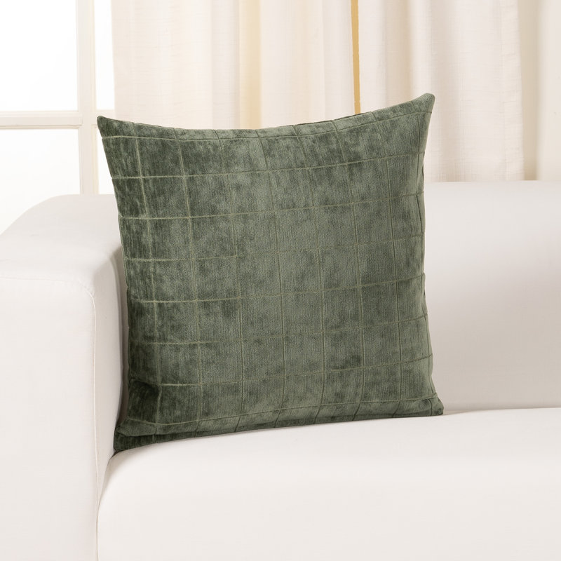 Coussin Otterville, Océan géométrique, Polyester, 18"H x 18"W