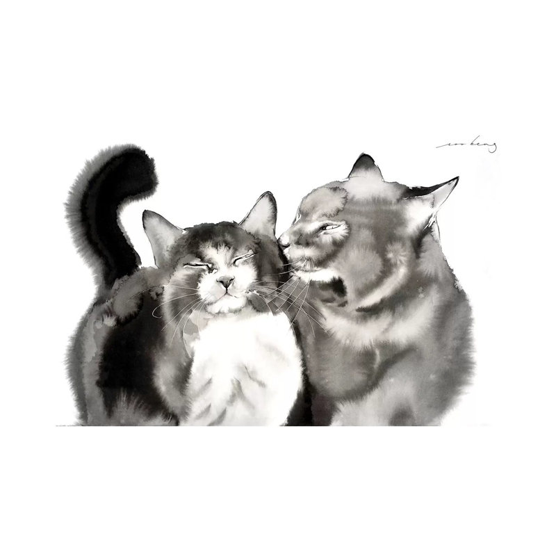 Adoring Love by Soo Beng Lim - Wrapped Canvas Painting