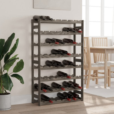 56 - Bottle Solid Wood Wine Bottle Rack