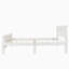 Lit plateforme simple en bois massif-627993386