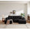 Canapé modulaire 104 po avec méridienne en U et poches latérales 104 po, conception modulaire moderne, assise profonde, canapé rembourré pour le salon / la chambre à coucher, aucun assemblage requis (tissu moelleux), noir, gauche