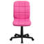 Chaise de bureau pivotante en vinyle Bonavant-100667718-100667726