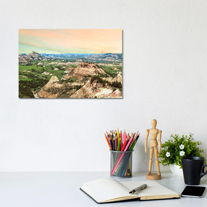 Badlands V by James McLoughlin - Wrapped Canvas Print, 20.32cm H x 30.48cm W x 1.91cm