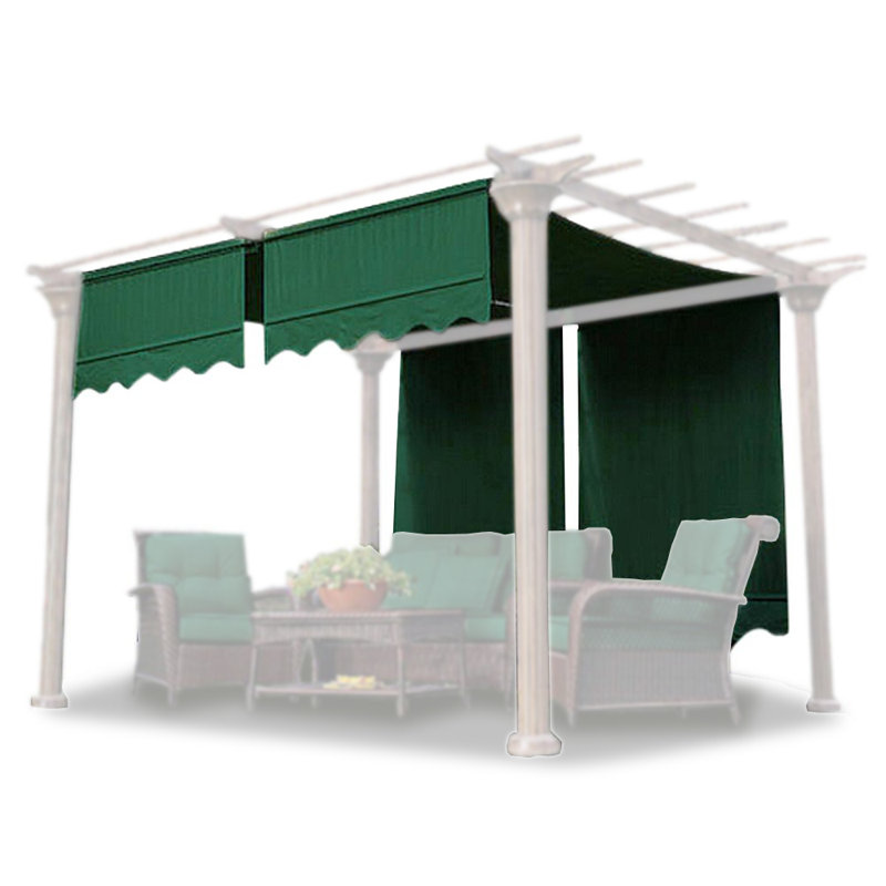 Auvent de remplacement, Vert / blanc