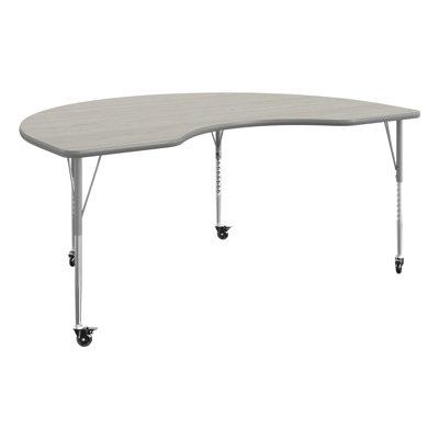 Goddard Commercial Adjustable Height Kidney Activity Table