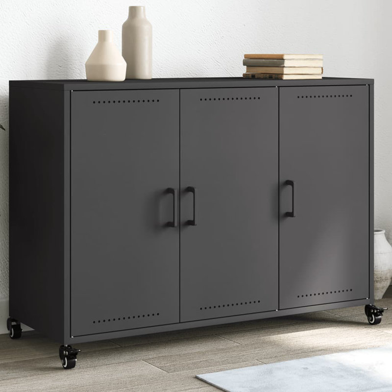 Armoire moyenne rectangulaire en acier laminé à froid vidaXL