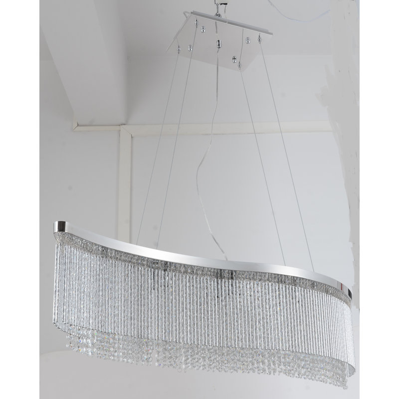 Lustre en cristal 8 lumières Darrion