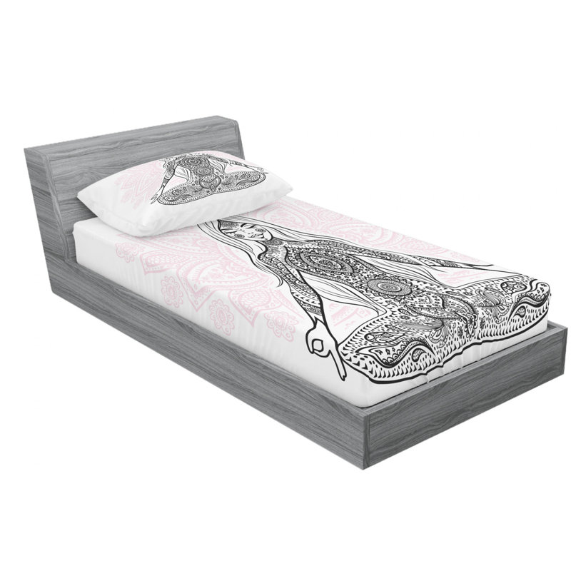 Microfiber Sheet Set, Twin XL Sheet Set with Fitted Sheet