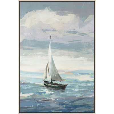 Raise The Sail 1 Print by Art House Studios