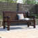 Solid Wood Eucalyptus Outdoor Bench