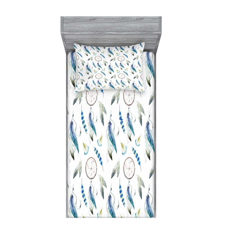 Microfiber Sheet Set, Twin Sheet Set with Fitted Sheet
