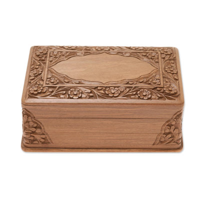 Wood Jewellery Box + Locking