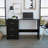 48" Black Computer Desk With Three Drawers-594456545