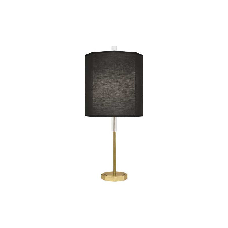 Kate Table Lamp, Modern Brass/Raven Black