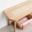 Banc en bois massif Burlywood