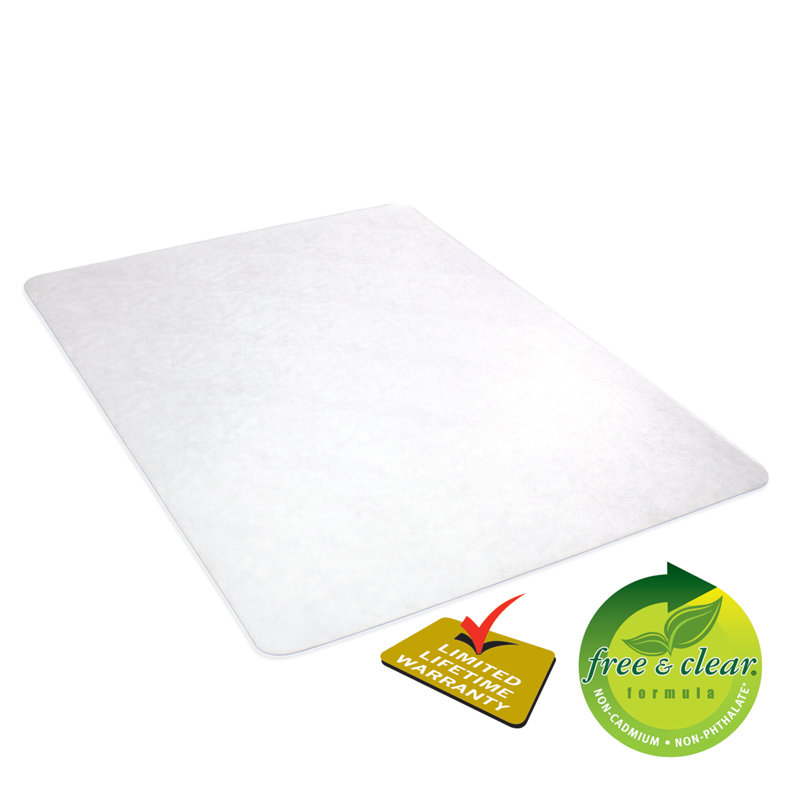 Tapis de chaise rigide, Non inclus, L 46 po x P 60 po