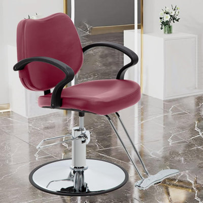 Faux Leather Salon Chair
