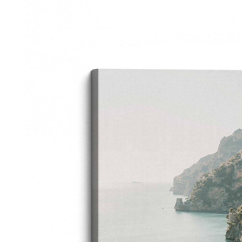 Impression sur toile tendue Seaside Sanctuary, H 32 po x l 48 po x P 1,25 po, Toile tendue