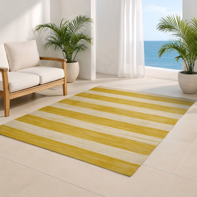 Tapis intérieur / extérieur beige HorizontalStripes