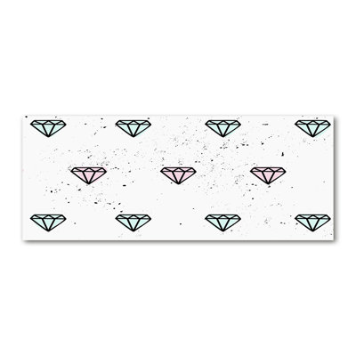 Diamonds - Wrapped Canvas Print