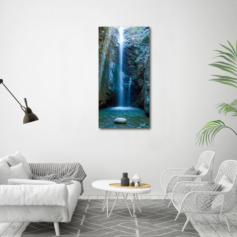 Waterfall - Wrapped Canvas Print