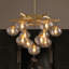 Lustre en verre bullé à intensité variable Adelene-258068790-258068792