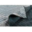 Rapture Chevron Area Rug in Teal Blue/Silver Gray-68861304