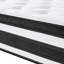 Matelas simple de 12 po: ressorts ensachés individuels et matelas en mousse viscoélastique de 12 po: 100 po, confort, surface de sommeil-1037433411