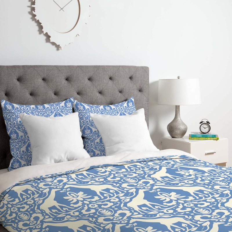 Ensemble de housse de couette Jacqueline Maldonado, Housse de couette pour grand lit et 2 taies décor