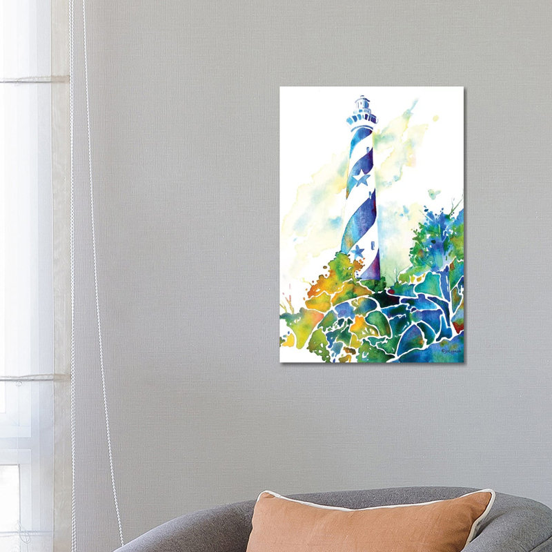 Hatteras Lighthouse by Jo Lynch - Wrapped Canvas Print, 66.04 cm H x 45.72 cm W x 3.175 cm D