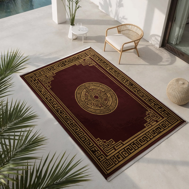 Tapis intérieur et extérieur Monarch's Garland, Rectangle 9' x 12'
