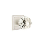Privacy (Bed & Bath) Diamond Crystal Knob with Quincy Rose